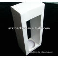 Recycled cardboard wine display holder box